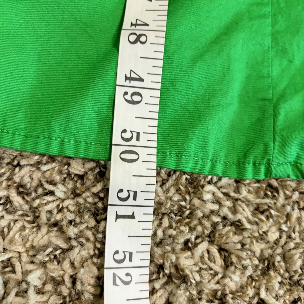 Old Navy Dress Womens XXL Green Puff Sleeve Smocked Cotton Midi Cottagecore - Picture 11 of 12